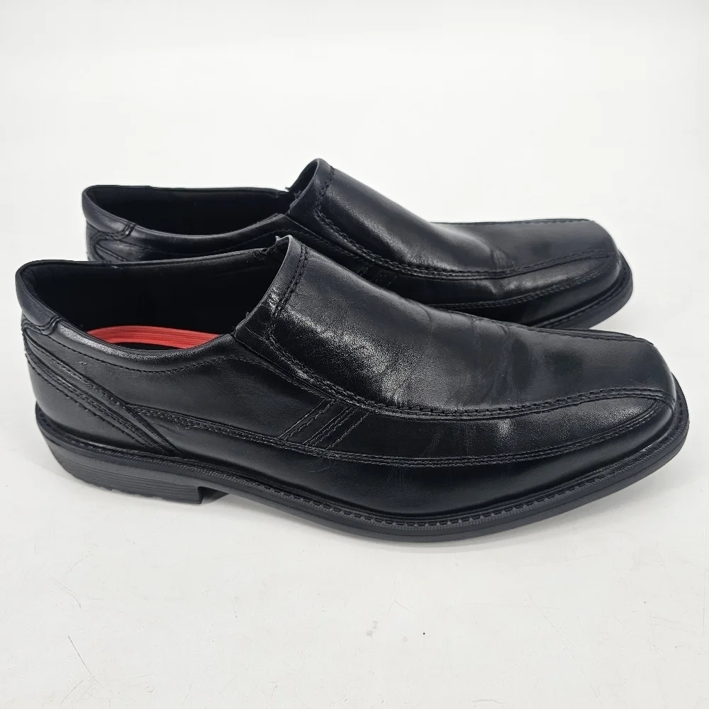 Rockport Classic Tradition Bike Toe Slip-On Black Mens Size 13 A13019
